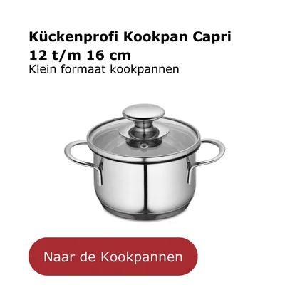 Kückenprofi Kookpan Capri 12 t/m 16 cm